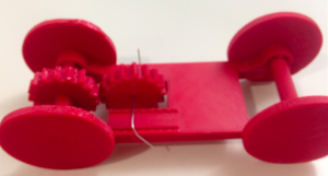 LittleBits 3D printed car